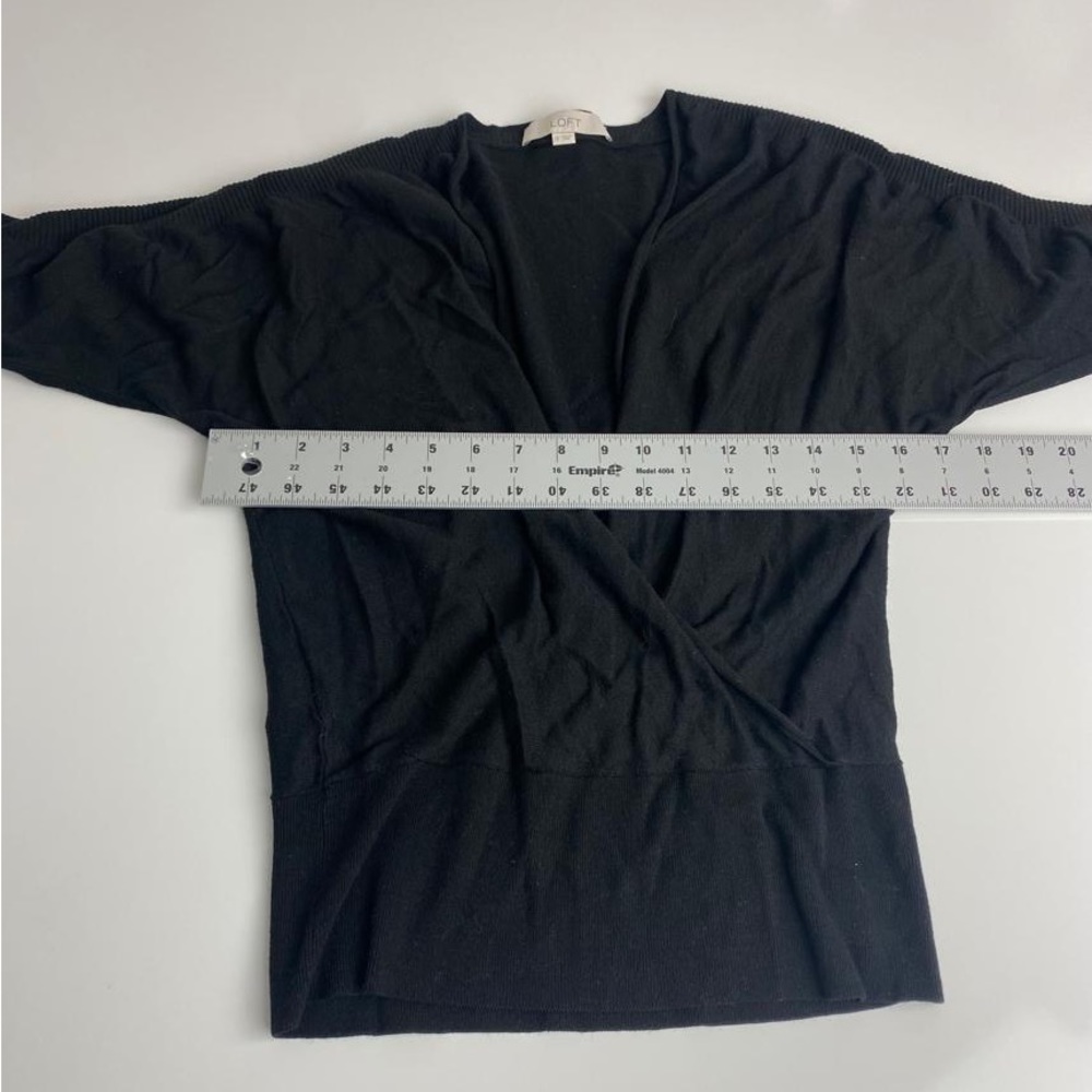 Ann Taylors the LOFT Sweater Womens Small Black Business Casual - Picture 12 of 14